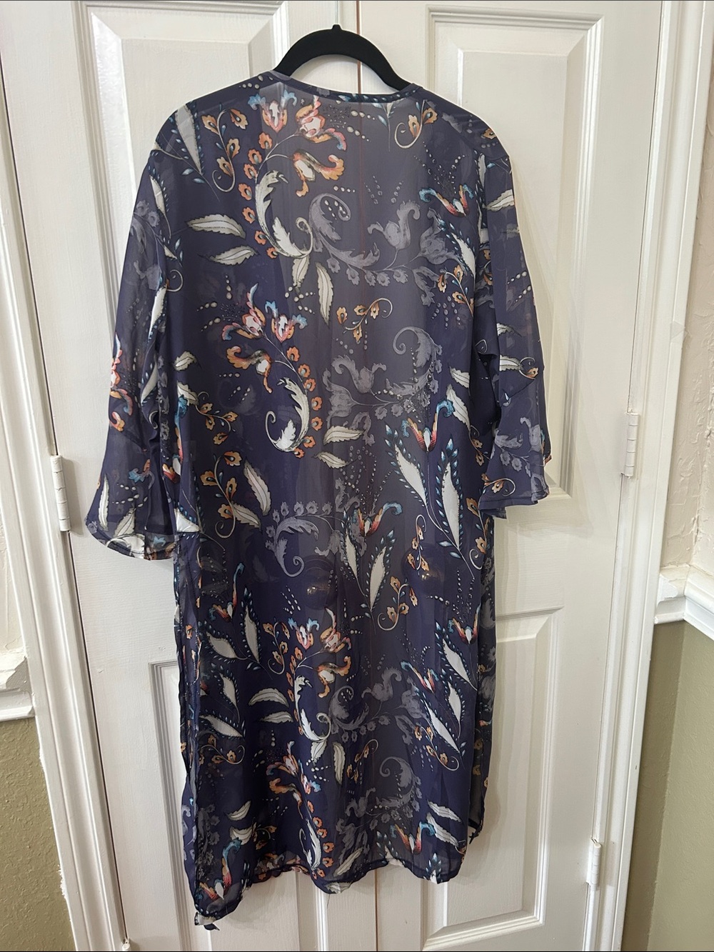 Floral Sheer Kimono (sold at Anthropologie) One Size - Picture 4 of 12